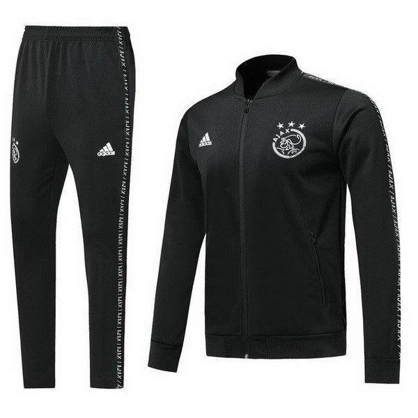 Chandal Ajax 2019-20 Negro Blanco